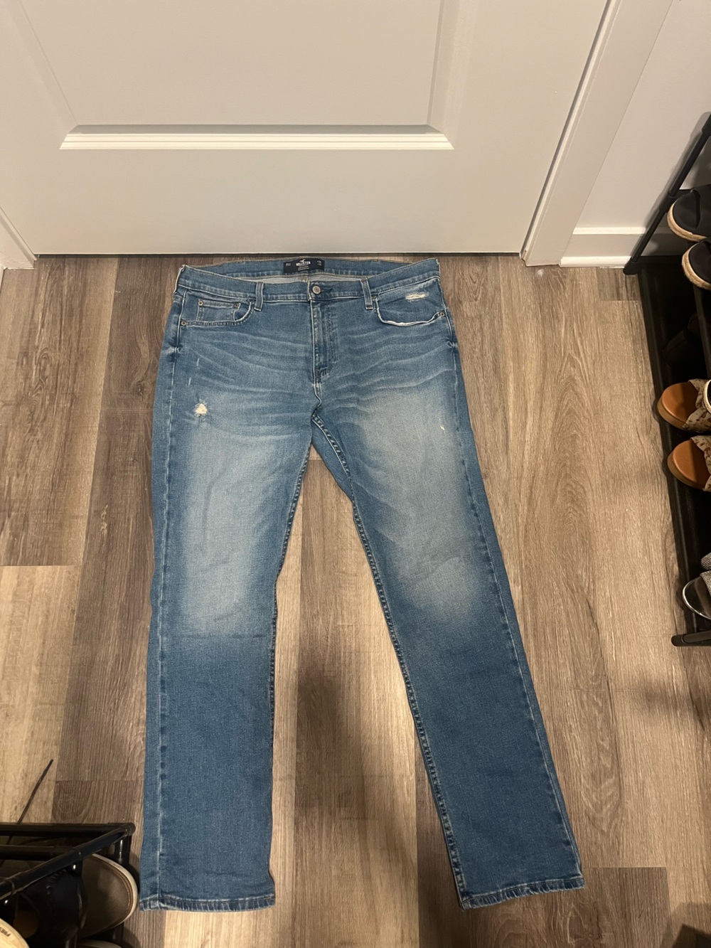 Hollister Light Blue Slim Straight Jeans